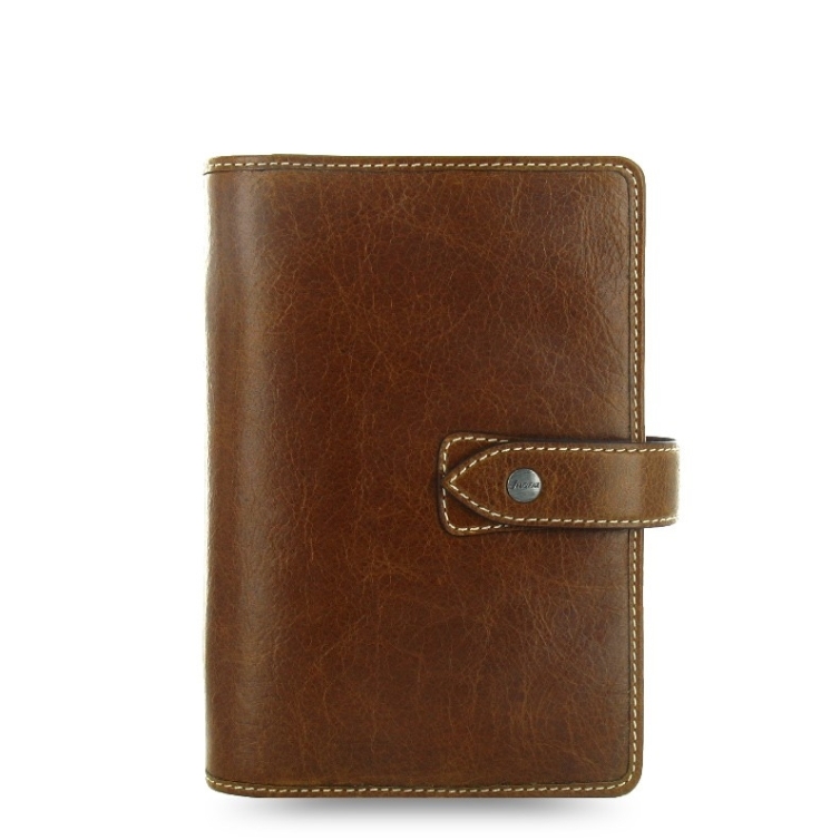Filofax Malden Personal Diary Brown | Exclusive Pen