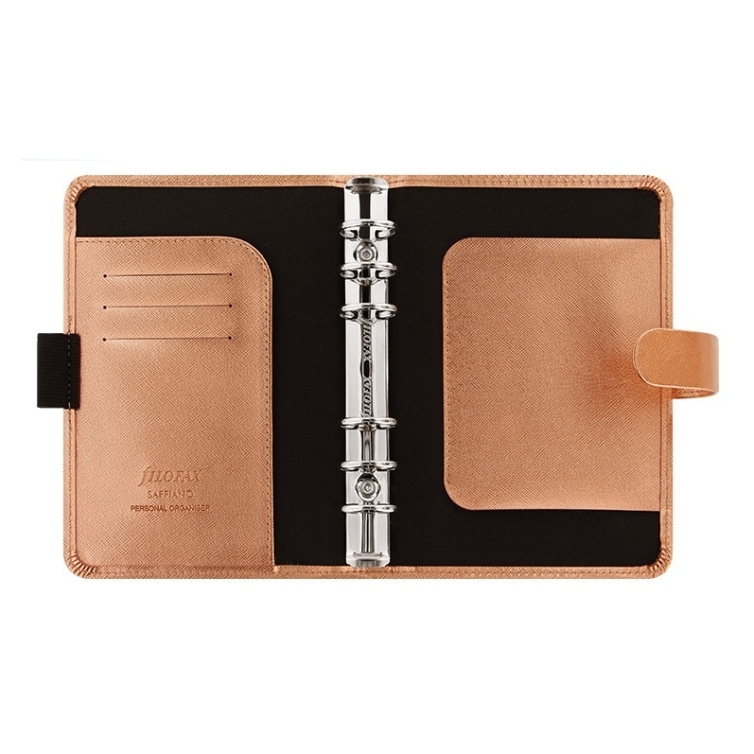 Saffiano Organiser Personal Rose Gold FILOFAX - 2