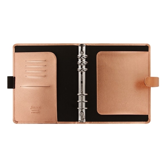 Saffiano Organiser A5 Rose Gold FILOFAX - 2