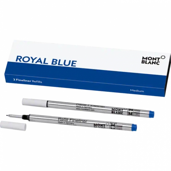 2 Fineliner Refill Royal Blue MONTBLANC - 1