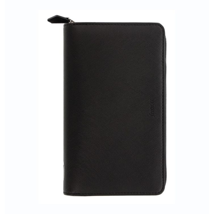 Saffiano Zip Diář Osobní Compact Černý FILOFAX - 1