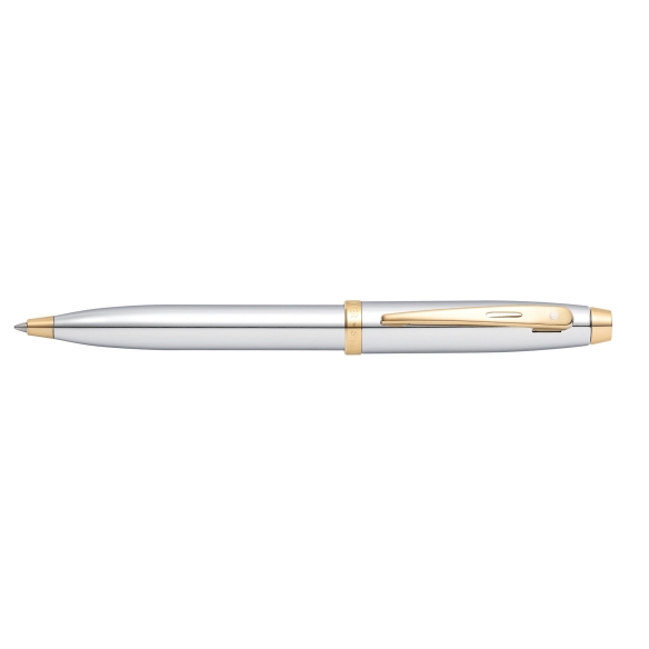 Sheaffer 100 Chrome with Gold Tone Guľôčkové pero strieborné SHEAFFER - 1