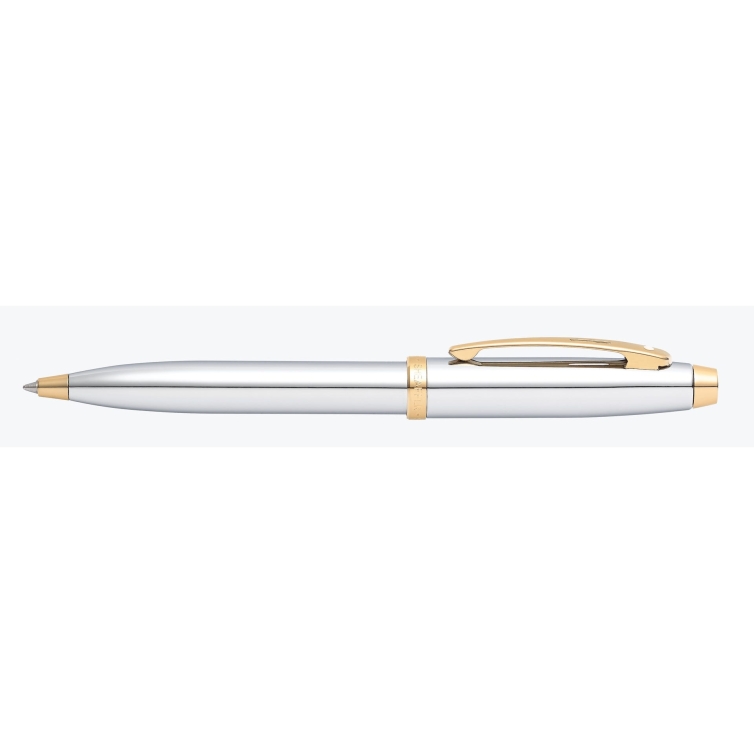 Sheaffer 100 Chrome with Gold Tone Guľôčkové pero strieborné SHEAFFER - 2