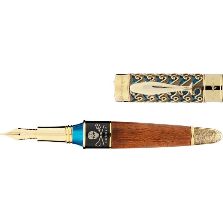 Montegrappa Sea Shepherd Victory of the Whale Fountain pen mahogany MONTEGRAPPA - 2