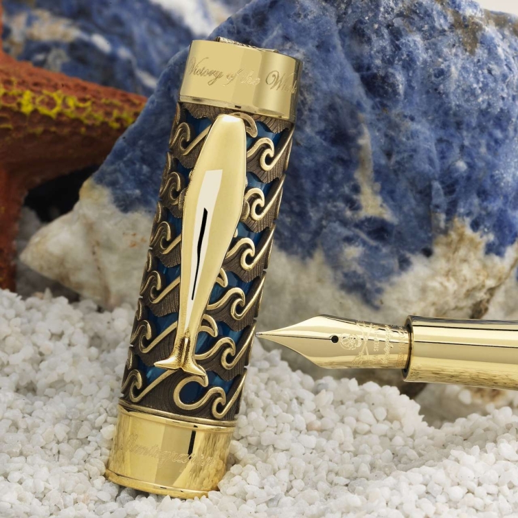 Montegrappa Sea Shepherd Victory of the Whale Fountain pen mahogany MONTEGRAPPA - 10