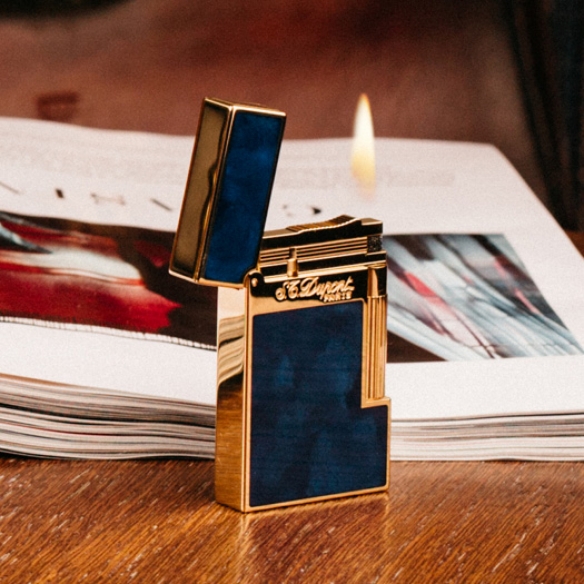 Atelier Blue Marine and Gold Lighter S.T. DUPONT - 3