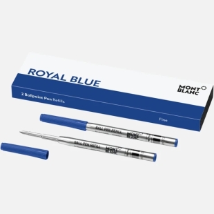 2 náplne do guľôčkového pera modré Royal Blue MONTBLANC - 1