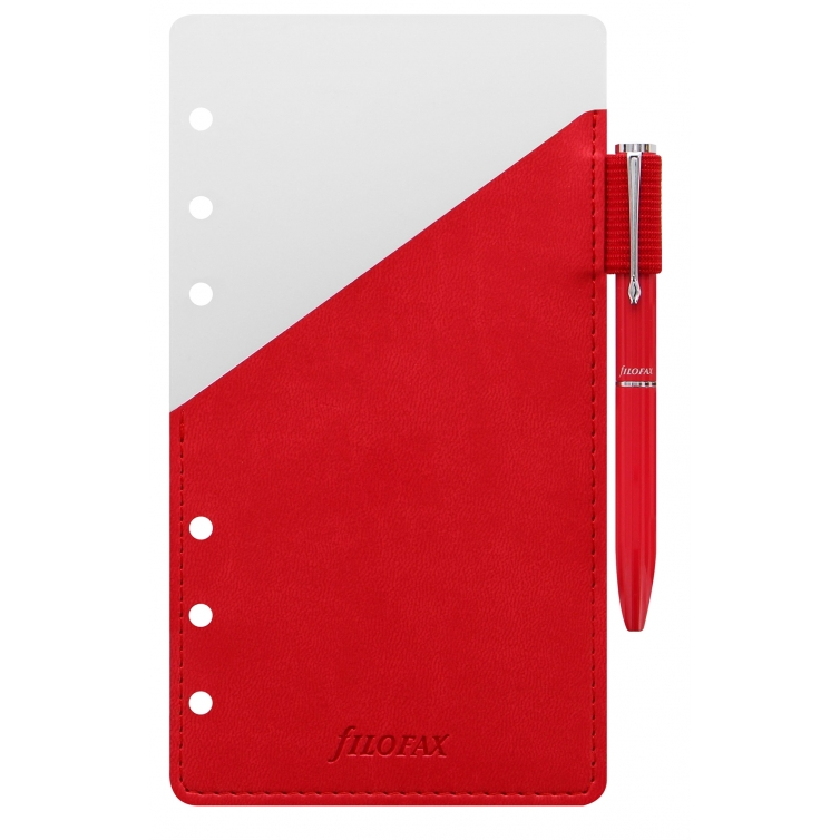 Guľôčkové pero s pútkom Osobné červené FILOFAX - 1