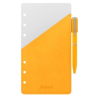 Guľôčkové pero s pútkom Osobné žlté FILOFAX - 1