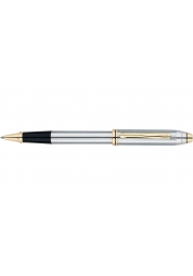 For those who value individuality and impeccable style, Townsend   embodies classic American elegance and finesse. Inspired by the graceful   lines of 1930's Art Deco design, with distinctive finishes, precious   metals and the signature double band, Townsend delivers a lifetime of   smooth, effortless writing. No wonder it's the pen of choice for several   American Presidents.
  
  Polished chrome and 23-karat gold-plate offers a timeless look and luxurious feel. Highly polished chrome incised with a subtle line pattern. Precious 23-karat gold-plated appointments


Lifetime mechanical guarantee
  Deluxe gift box
  Lenght: 150 mm
  Width: 10 mm
  Click-off cap
  Exclusive Gel Ink Rollerball formula flows freely like a fountain pen
  Includes 1 Black Gel Ink Rollerball Refill (#8523) in pen
  Can easily be converted into a ballpoint pen, document highlighter or creamy porous felt-tip pen by simply changing the refill to desired type of tip; Refills sold separately


