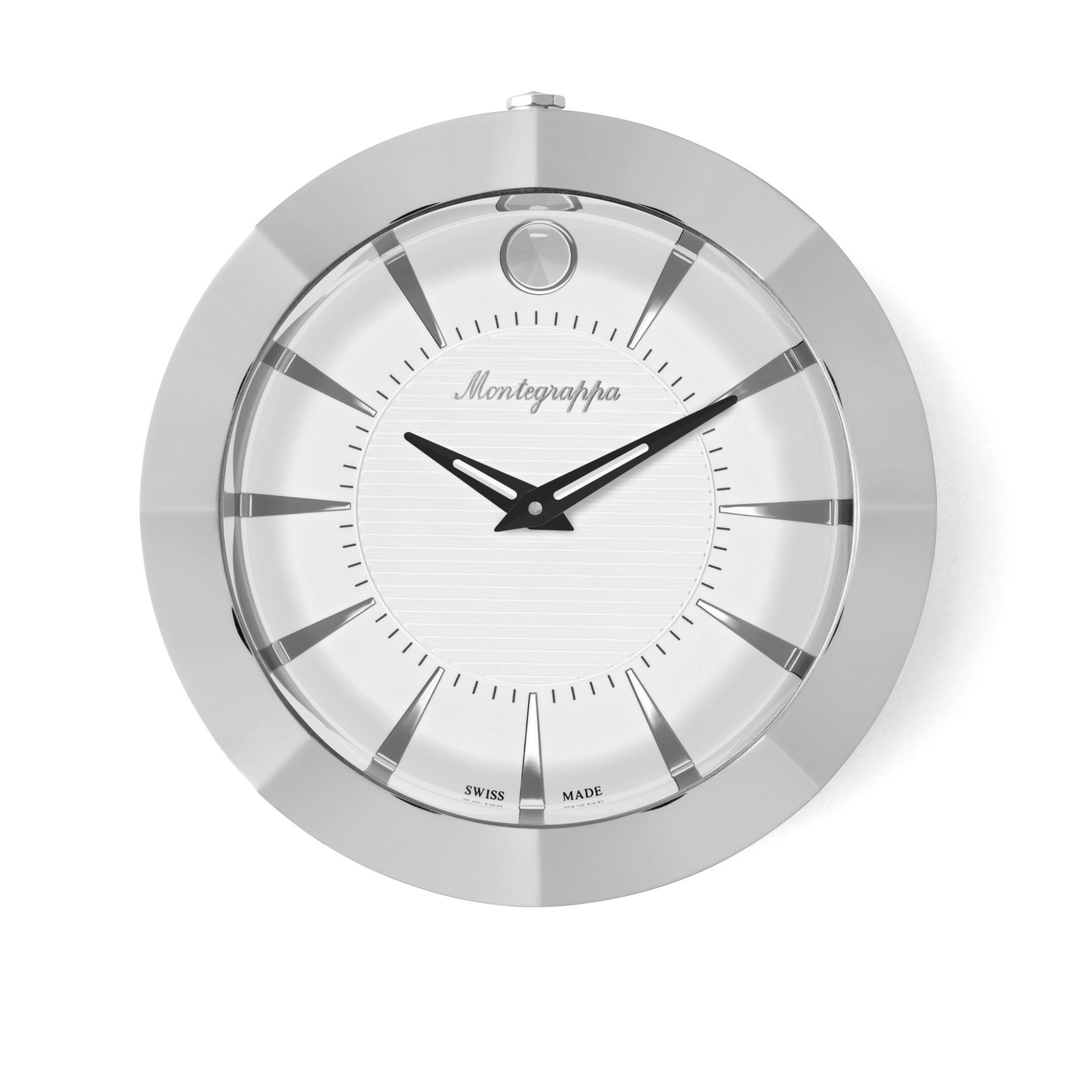Montegrappa - Large Silver Table Clock