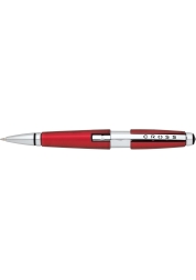 Tapasztald meg a luxust Edge Red Chrome golyóstollal, amely kiváló minőségű teleszkópos kialakítással és fényes króm és sárgaréz talppal büszkélkedhet. Ez az elegáns toll egyedi, szabadalmaztatott csúszómechanizmussal rendelkezik, és négy különböző típusú tollbetétet használ a sokoldalú írásélmény érdekében. Modern kialakításával több mint egy íróeszköz, Cross , az egyik legrégebbi tollgyártó öröksége.