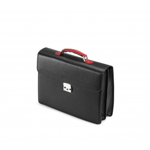 Business Briefcase black and red MONTEGRAPPA - 1