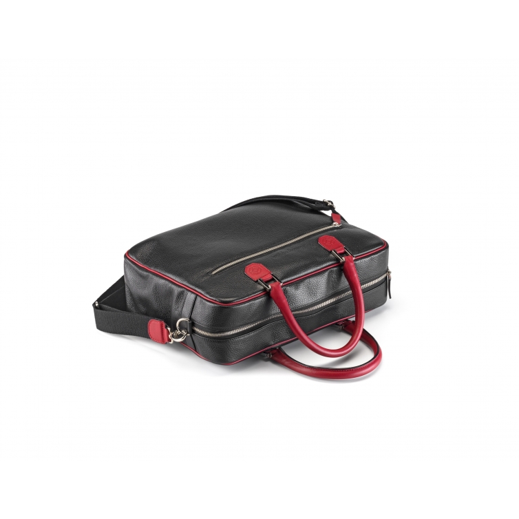 Business bag black-red MONTEGRAPPA - 1