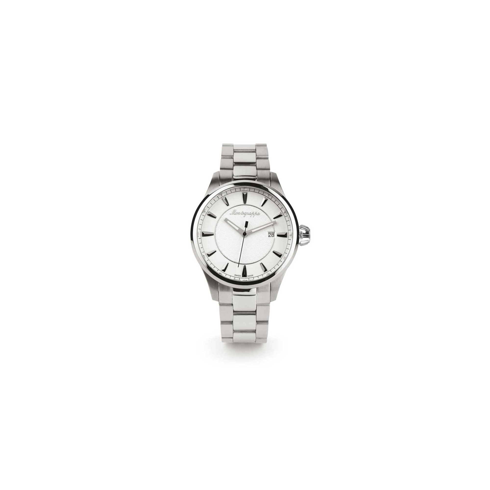 Montegrappa - Fortuna 42 Mm Silver Watch