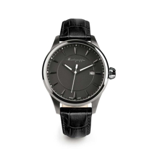 Fortuna Gun Metal 42 mm Hodinky čierne MONTEGRAPPA - 1