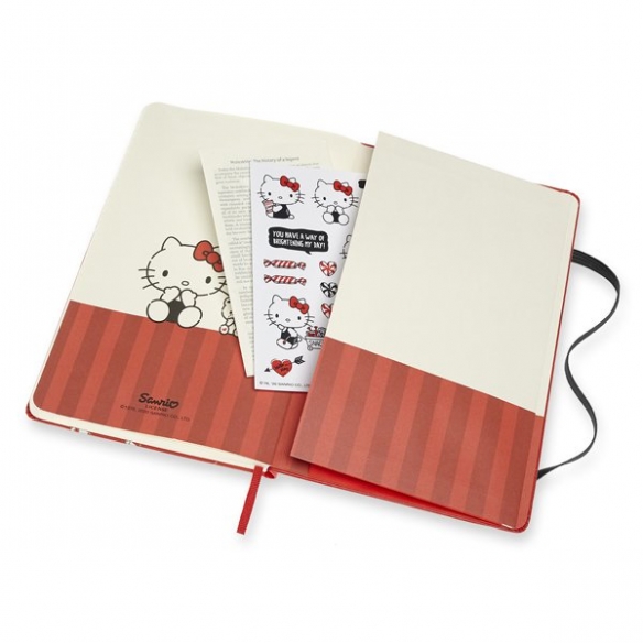Hello Kitty Limited edition Notebook L ruled red MOLESKINE - 6