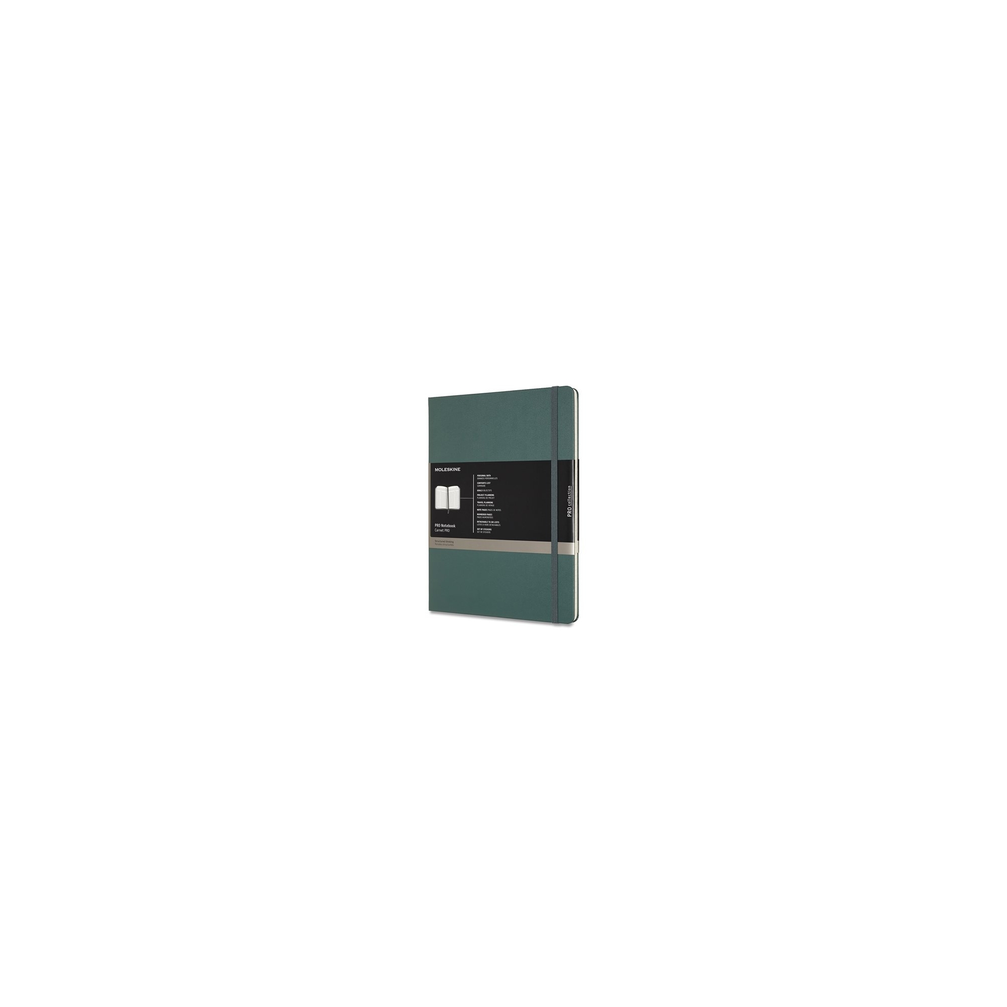 Moleskine - Pro Notebook Xl Cu Copertă Tare Verde