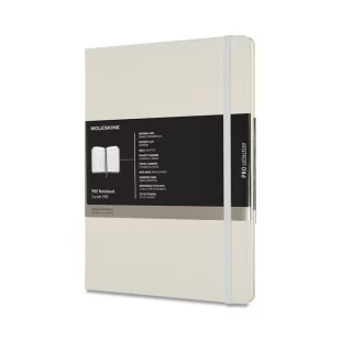 Pro Notebook XL hard cover pearl grey MOLESKINE - 1