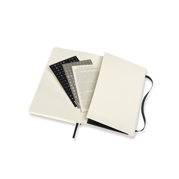 Pro Zápisník L mäkký čierny MOLESKINE - 7