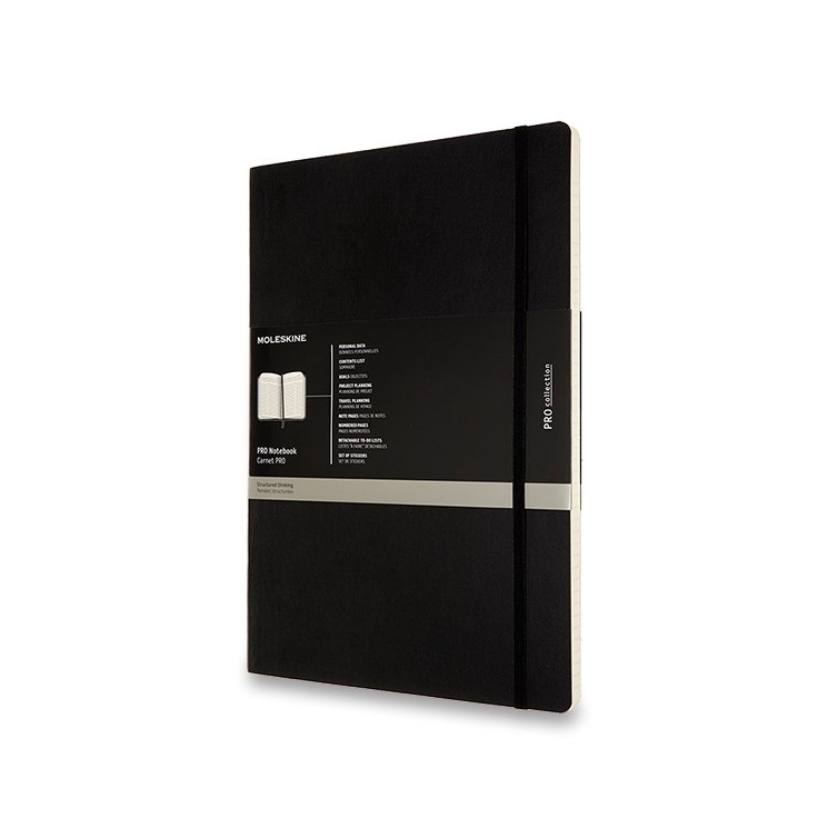 Pro Notizbuch A4 Softcover schwarz MOLESKINE - 1