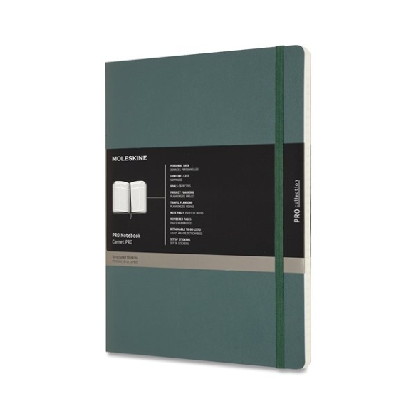 Pro Zápisník XL mäkký zelený MOLESKINE - 1