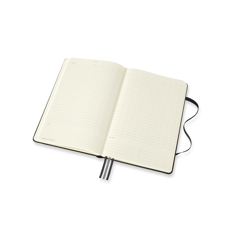 Pro Project Planner Zápisník L tvrdý čierny MOLESKINE - 6