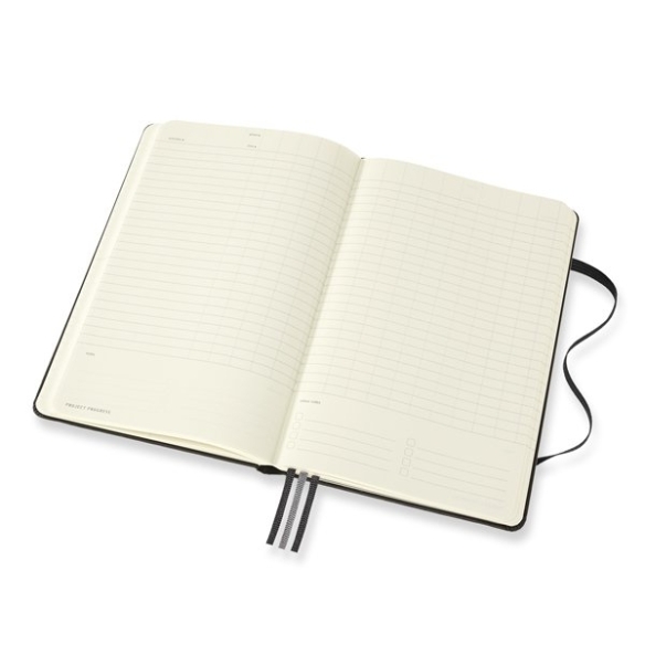 Pro Project Planner Zápisník L tvrdý čierny MOLESKINE - 6