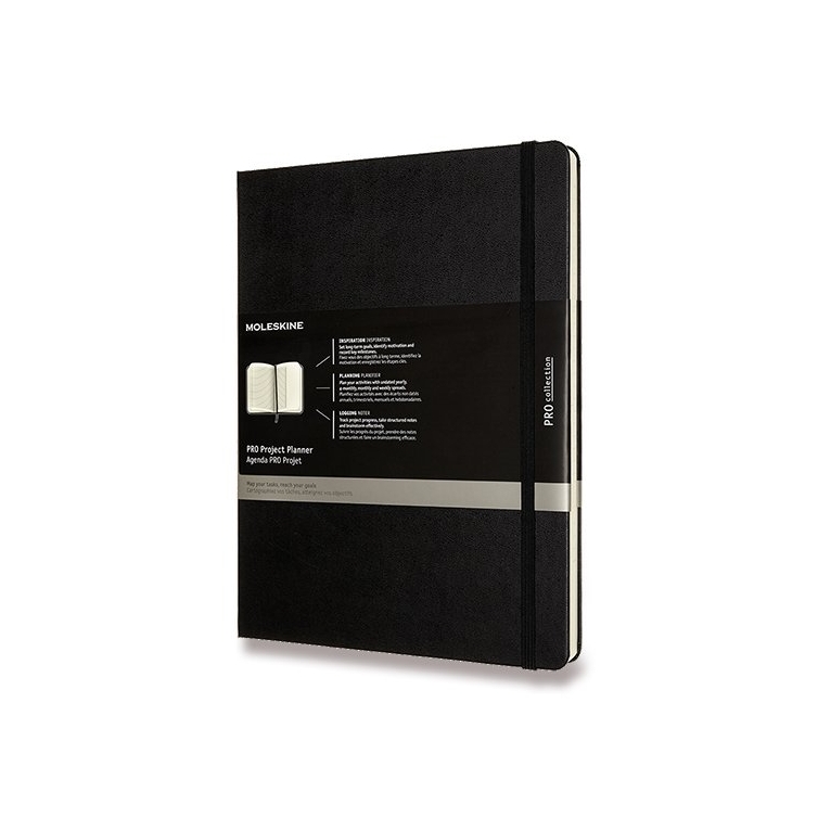 Pro Project Planner Notebook XL hard cover black MOLESKINE - 1