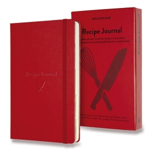 Passion Recipe Journal Zápisník L červený MOLESKINE - 1