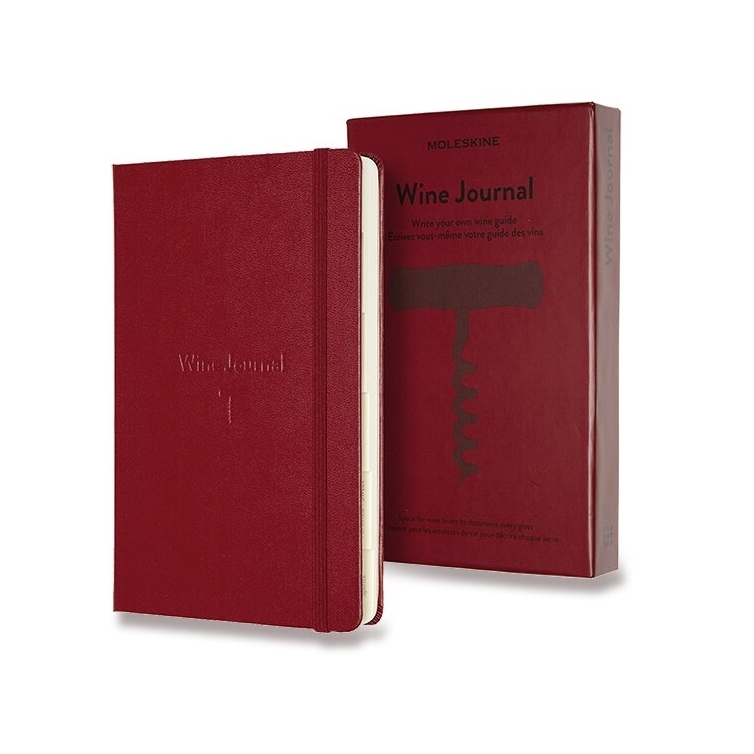 Passion Wine Organiseur Zápisník L červený MOLESKINE - 1