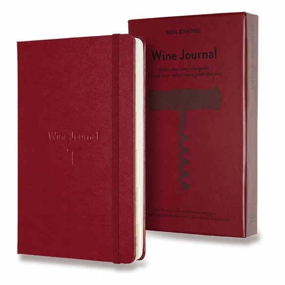 Passion Wine Journal Zápisník L červený MOLESKINE - 1