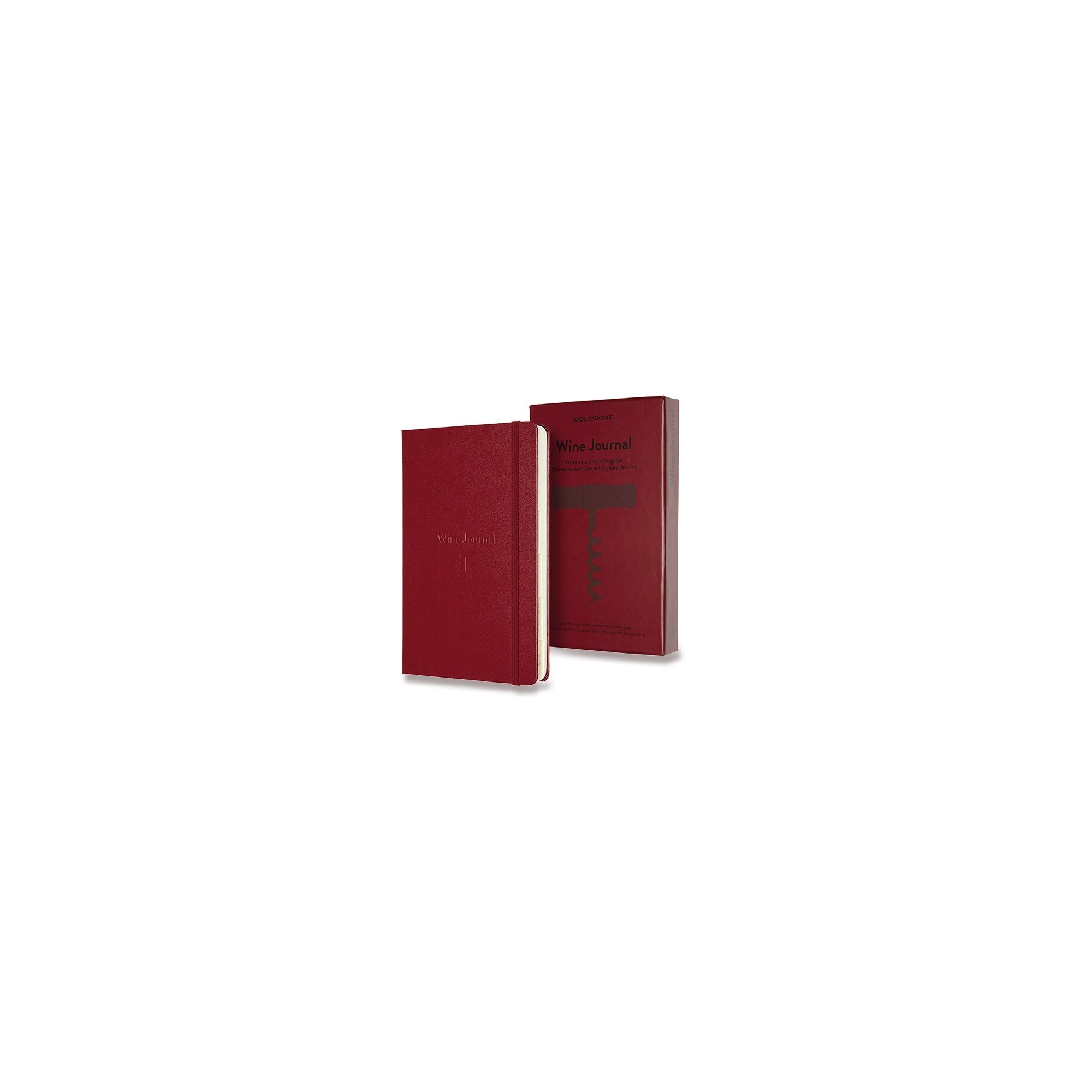 Moleskine - Passion Wine Journal Notebook L Red