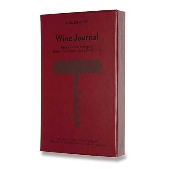 Passion Wine Journal Zápisník L červený MOLESKINE - 2