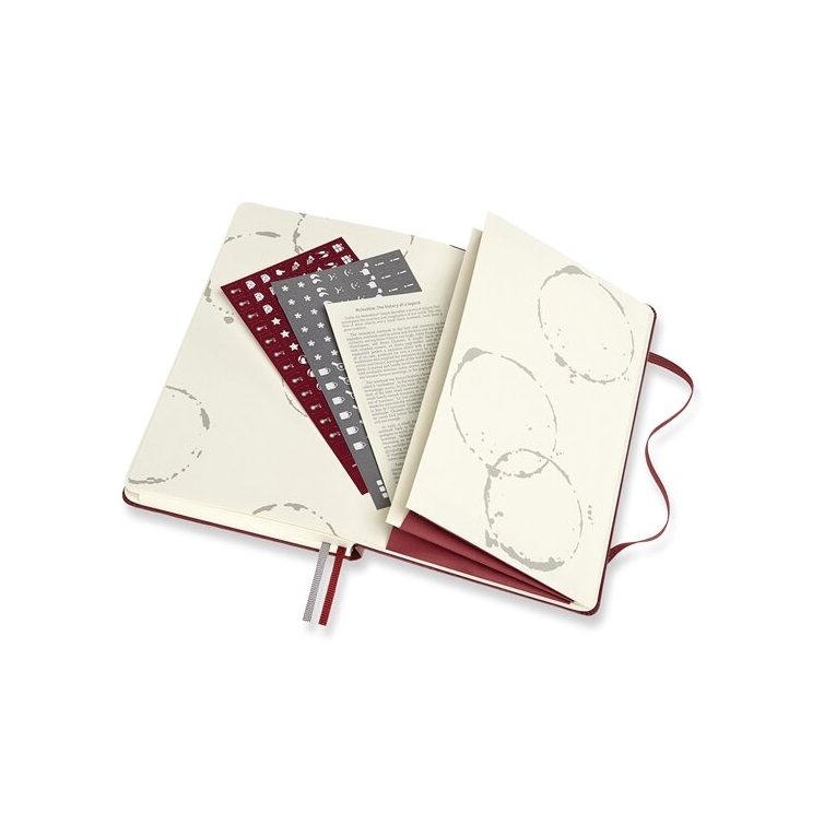 Passion Wine Organiseur Zápisník L červený MOLESKINE - 6