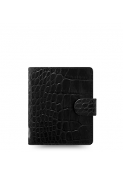 
Classic Croc is a luxurious organiser in a veal leather and crocodile pattern. With simple contemporary construction, the focus is on its quality and practicality of usage as a wallet.


Ring mechanism size: six rings of 19 mm
Coloured notepaper
White notepaper
Week on two pages
Ruler / page marker
Indices
To do
Size: 147 mm x 117 mm
Material Exterior: veal leather
