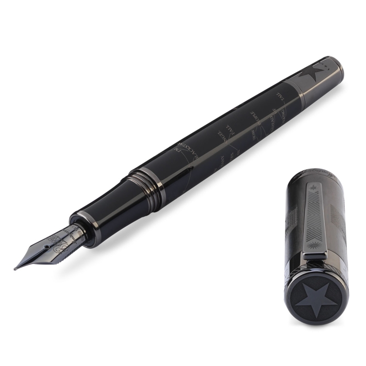 Icons David Bowie Blackstar Plniace pero čierne MONTEGRAPPA - 5