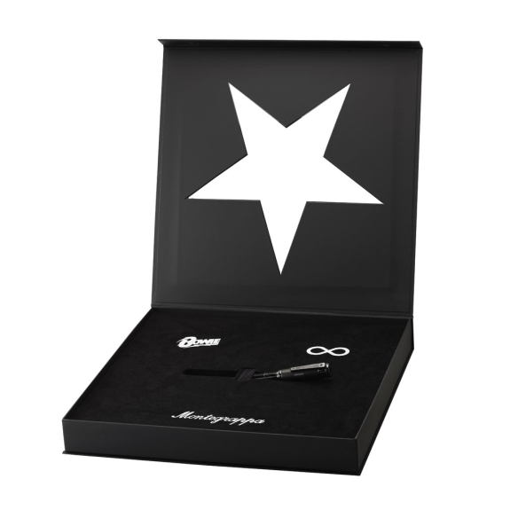 Icons David Bowie Blackstar Plniace pero čierne MONTEGRAPPA - 6