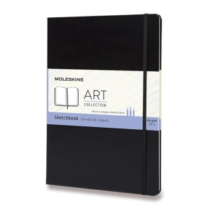 Art Skicár A4 tvrdý čierny MOLESKINE - 1