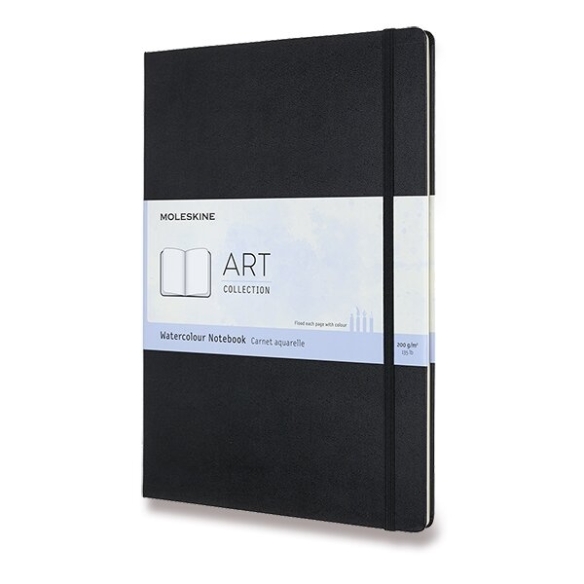 Art Skicár Watercolour A4 čierny MOLESKINE - 1