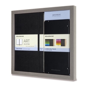 Art Sketching Set Skizzenbuch und Aquarellstifte MOLESKINE - 1