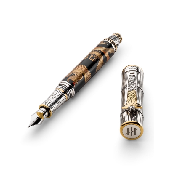 Kitcho Phoenix Fountain pen black MONTEGRAPPA - 6