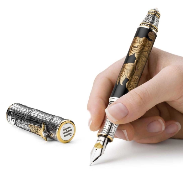 Kitcho Lion Plniace pero čierne MONTEGRAPPA - 4