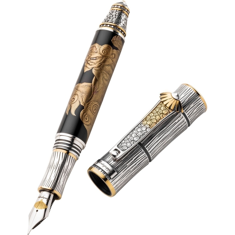 Kitcho Lion Plniace pero čierne MONTEGRAPPA - 5