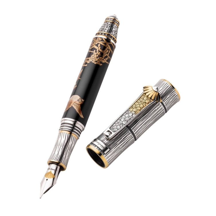 Kitcho Sparrow Plniace pero čierne MONTEGRAPPA - 3