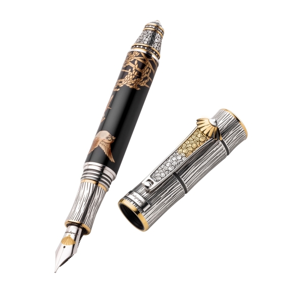 Kitcho Sparrow Plniace pero čierne MONTEGRAPPA - 3