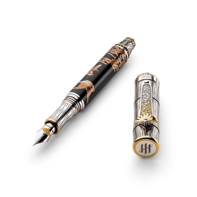 Kitcho Sparrow Plniace pero čierne MONTEGRAPPA - 5