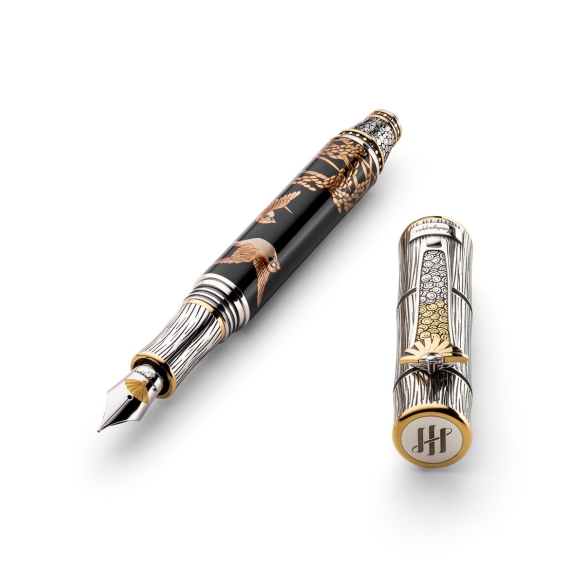 Kitcho Sparrow Plniace pero čierne MONTEGRAPPA - 5