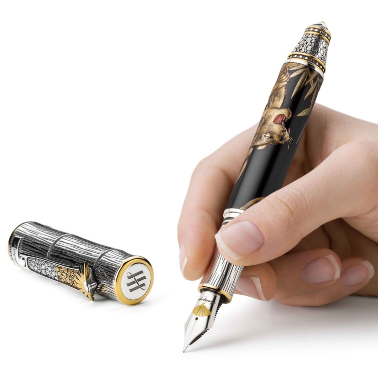 Kitcho Tiger Fountain pen black MONTEGRAPPA - 5