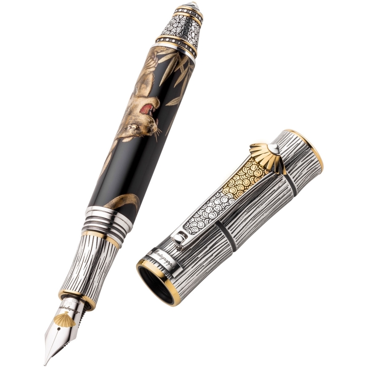 Kitcho Tiger Fountain pen black MONTEGRAPPA - 4